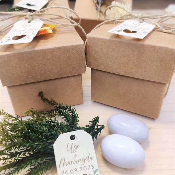 sacchetto portaconfetti matrimonio ecofriendly ecofattoart
